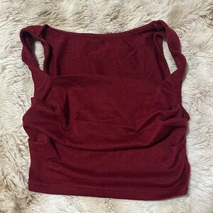 SHEIN Burgundy Tank Top